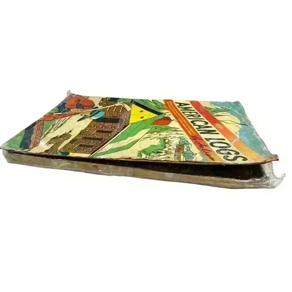 Vintage Halsam American Logs Large Set in Original Box See Photos - Picture 4 of 12